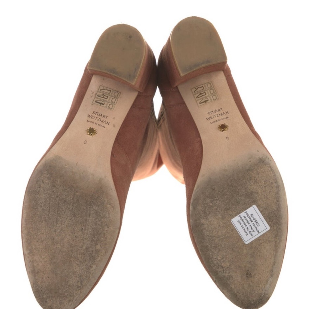 Stuart Weitzman Tan Knee-High Suede Boots - Picture 4 of 7